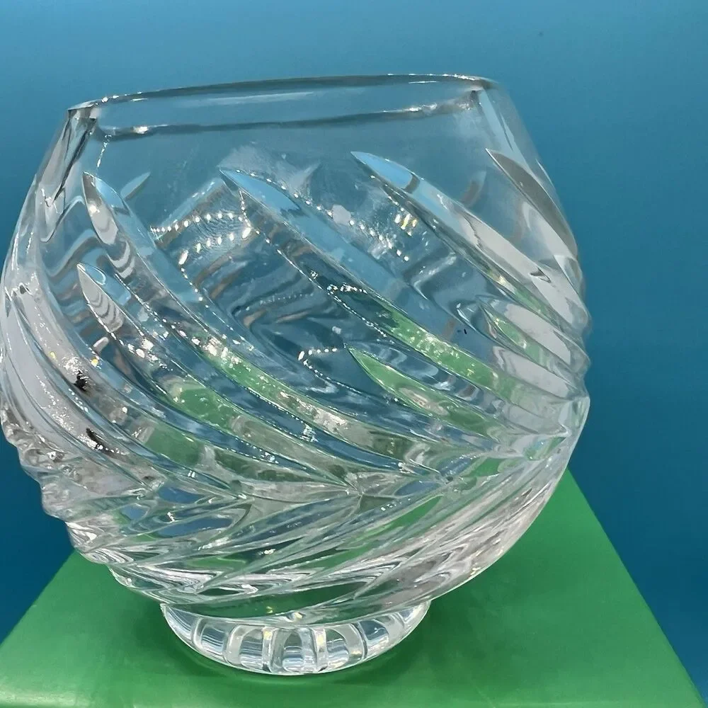Vintage Crystal Votive Candle Holder 3